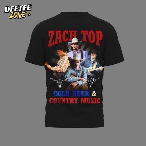 Zach Top Cold Beer & Country Music Tour 2025 Premium Shirt