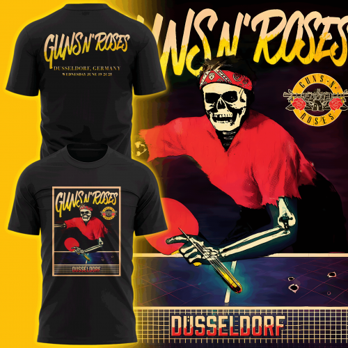 Guns N’ Roses World Tour to Dusseldorf 2025 Special Tee