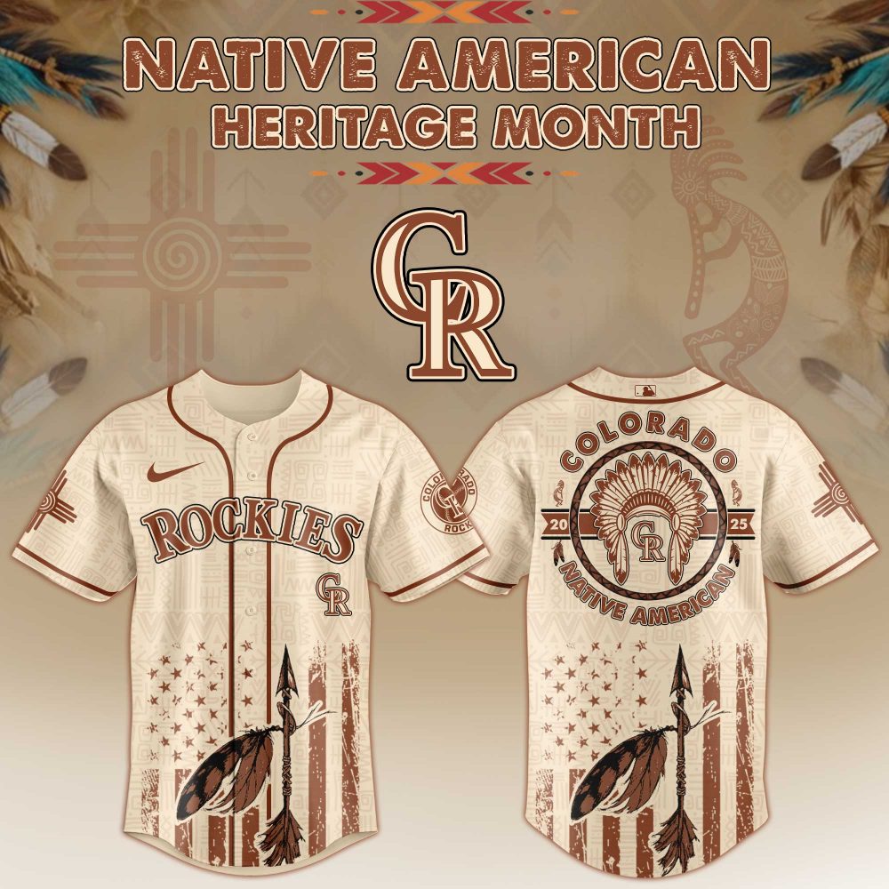 Colorado Rockies MLB x Native American Heritage Month Jersey 2025