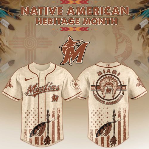 Miami Marlins MLB x Native American Heritage Month Jersey 2025