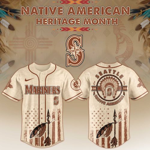 Seattle Mariners MLB x Native American Heritage Month Jersey 2025