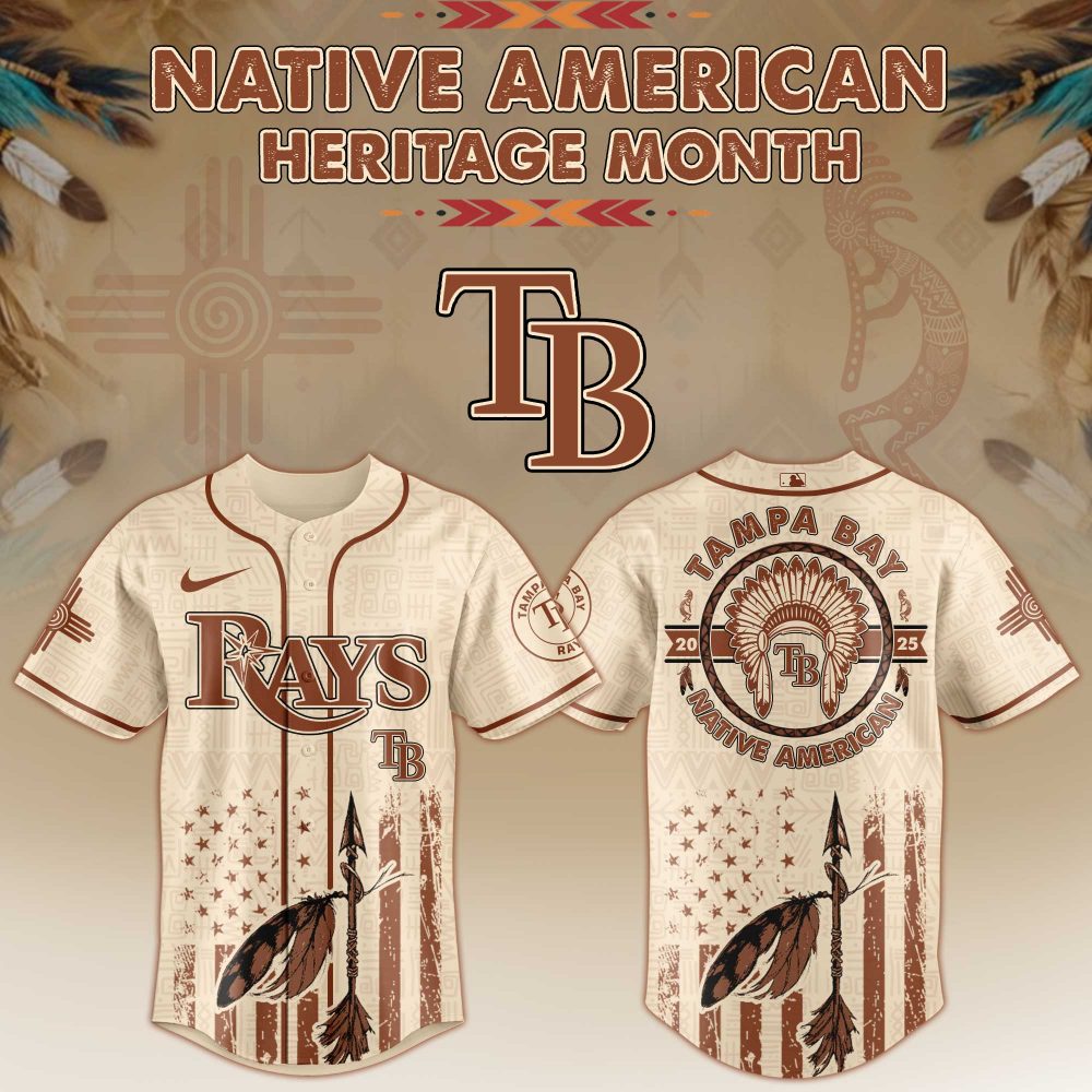 Tampa Bay Rays MLB x Native American Heritage Month Jersey 2025