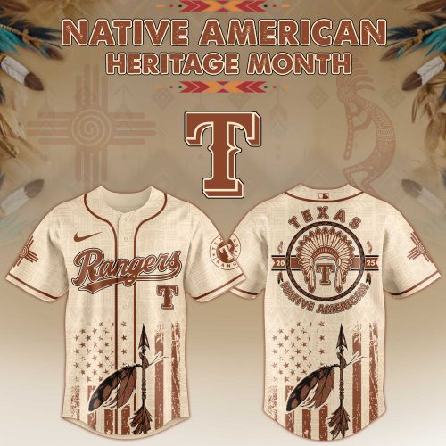 Texas Rangers MLB x Native American Heritage Month Jersey 2025