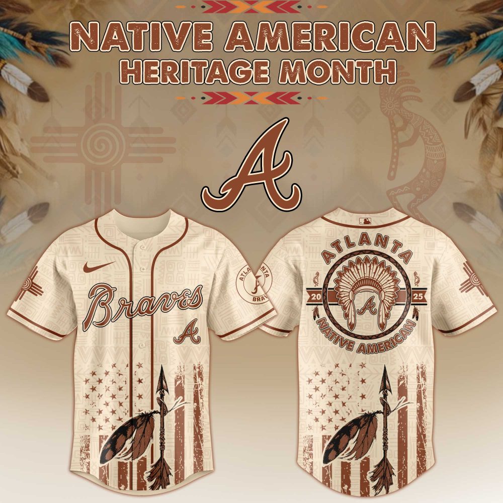 Atlanta Braves MLB x Native American Heritage Month Jersey 2025
