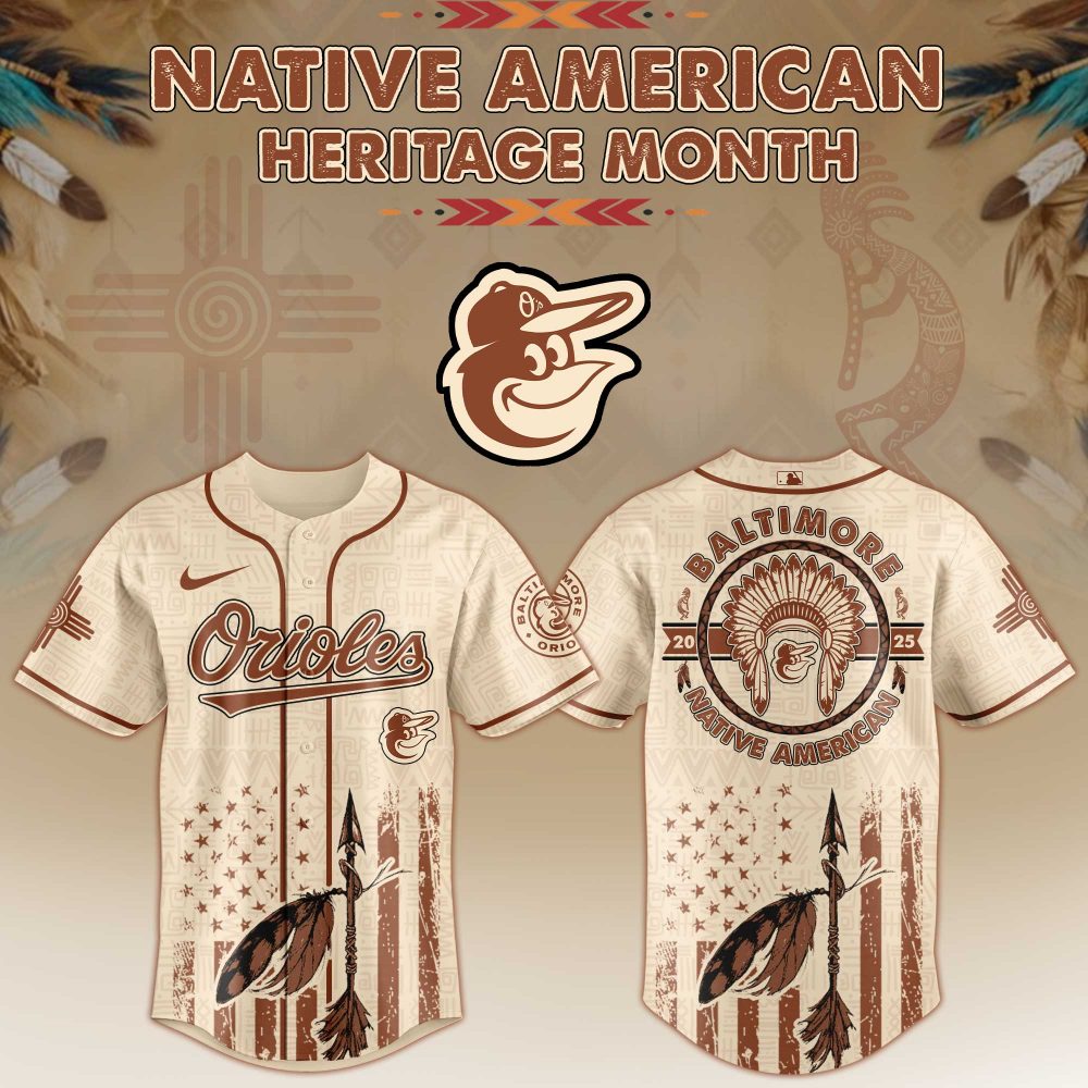 Baltimore Orioles MLB x Native American Heritage Month Jersey 2025
