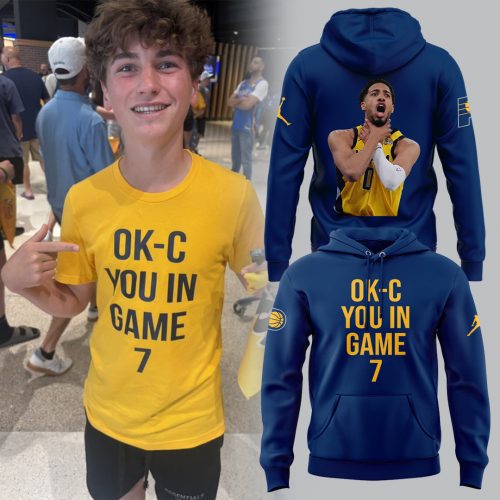 Indiana Pacers “OK-C You In Game 7” Special Edition Blue Hoodie