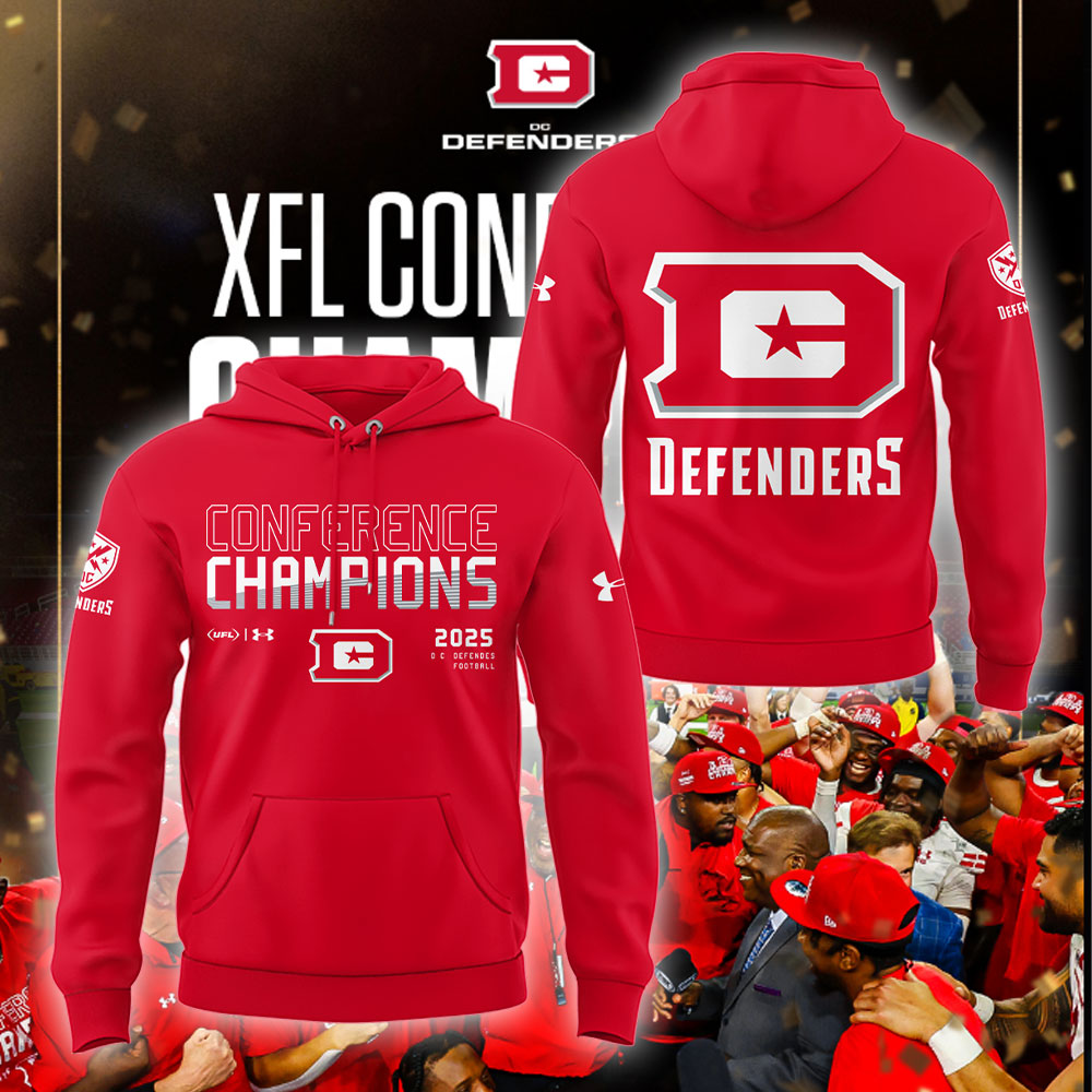 D.C. Defenders x Commander in Chief of the XFL Conference Special Red Hoodie D.C. Defenders x Commander in Chief of the XFL Conference Special Red Hoodie