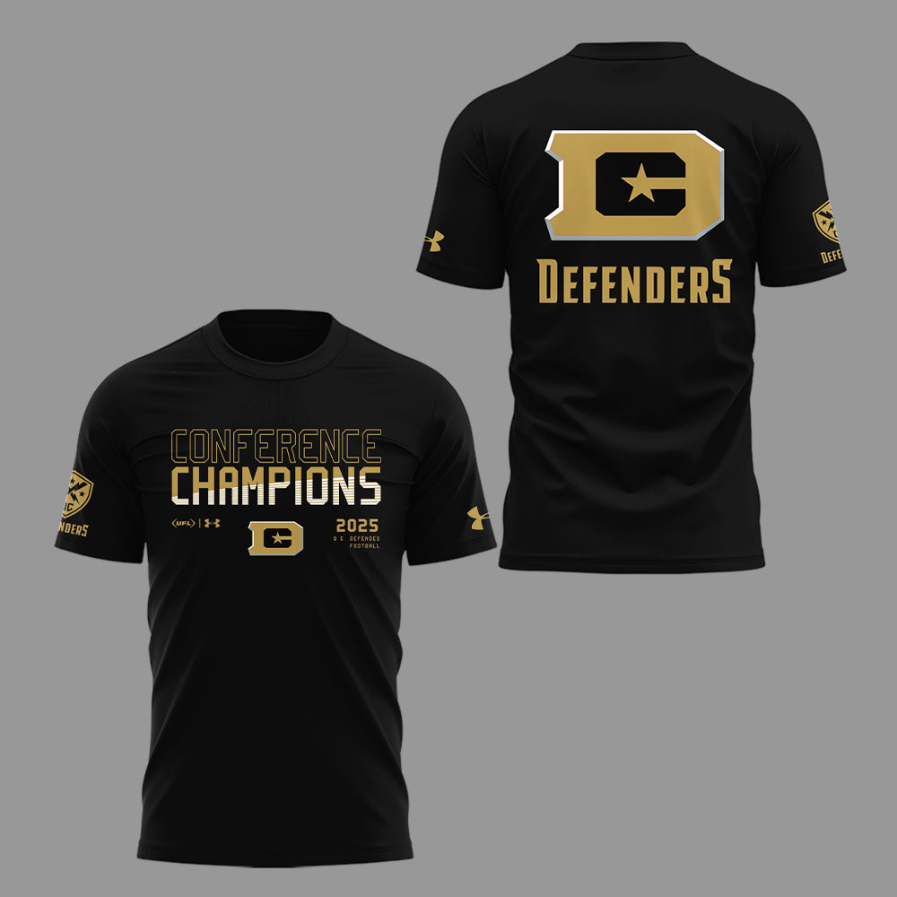 D.C. Defenders x Commander in Chief of the XFL Conference Special Black Tee D.C. Defenders x Commander in Chief of the XFL Conference Special Black Tee
