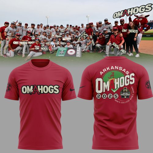 Arkansas Razorbacks OMAHOGS College World Series Baseball Shirt