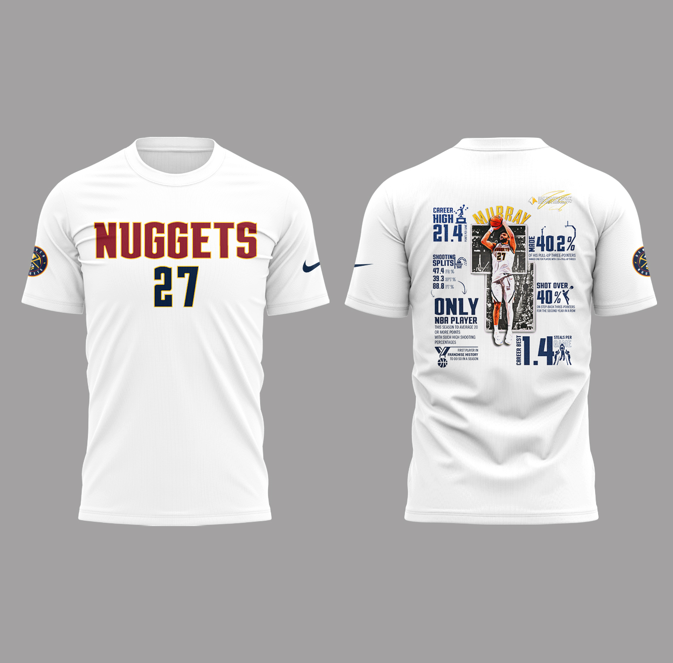 Denver Nuggets Jamal Murray's 2024-25 Season Limited Edition Shirt Denver Nuggets Jamal Murray's 2024-25 Season Limited Edition Shirt