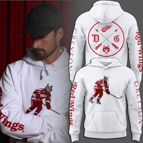 Detroit Red Wings x Greyson Limited Edition White Hoodie