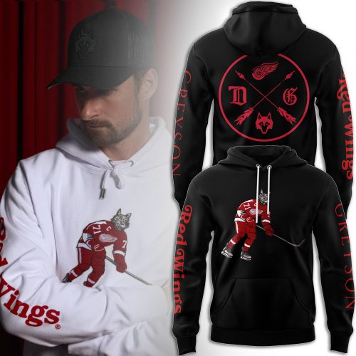 Detroit Red Wings x Greyson Limited Edition Black Hoodie