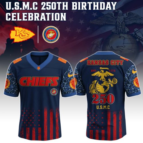 Kansas City Chiefs NFL x U.S.M.C 250th Birthday Celebration Jersey