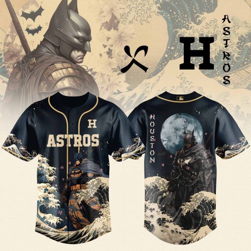 Houston Astros MLB x Batman The legend of Gotham Jersey 2025
