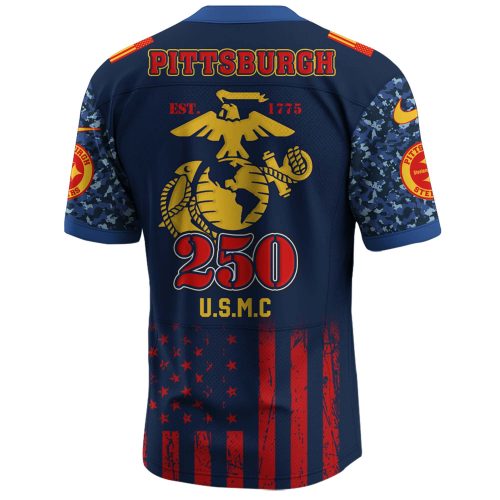 Pittsburgh Steelers NFL x U.S.M.C 250th Birthday Celebration Jersey