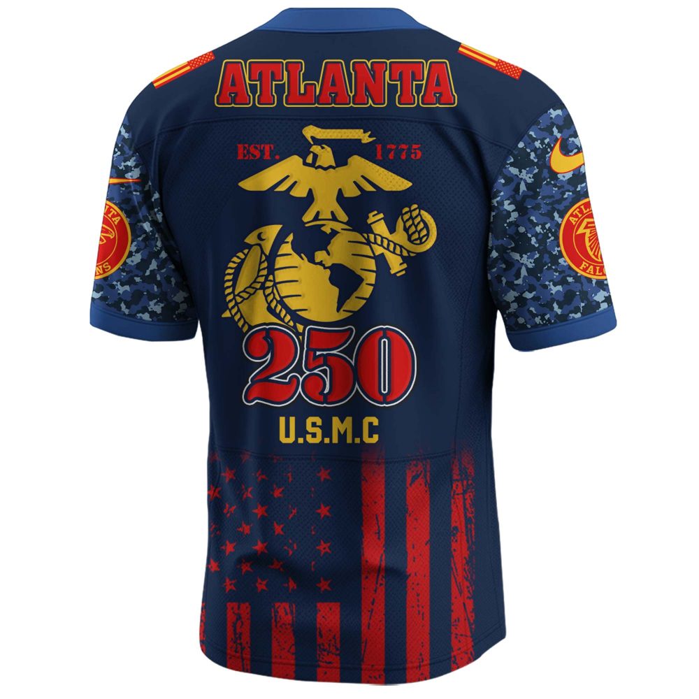 Atlanta Falcons NFL x U.S.M.C 250th Birthday Celebration Jersey