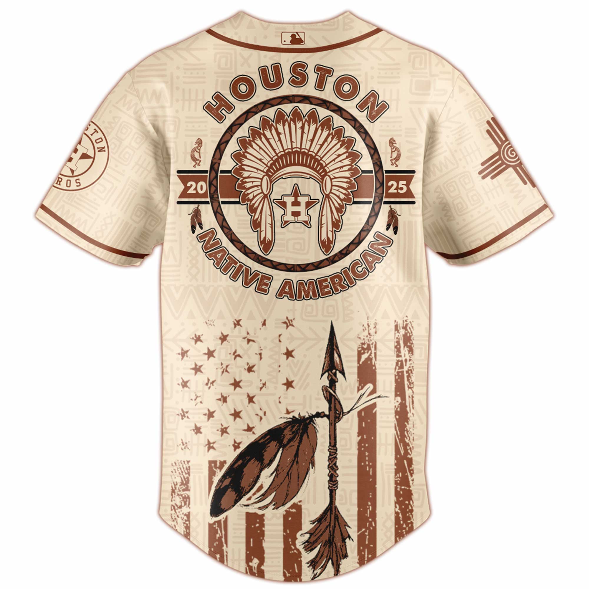 Houston Astros MLB x Native American Heritage Month Jersey 2025 Houston Astros MLB x Native American Heritage Month Jersey 2025