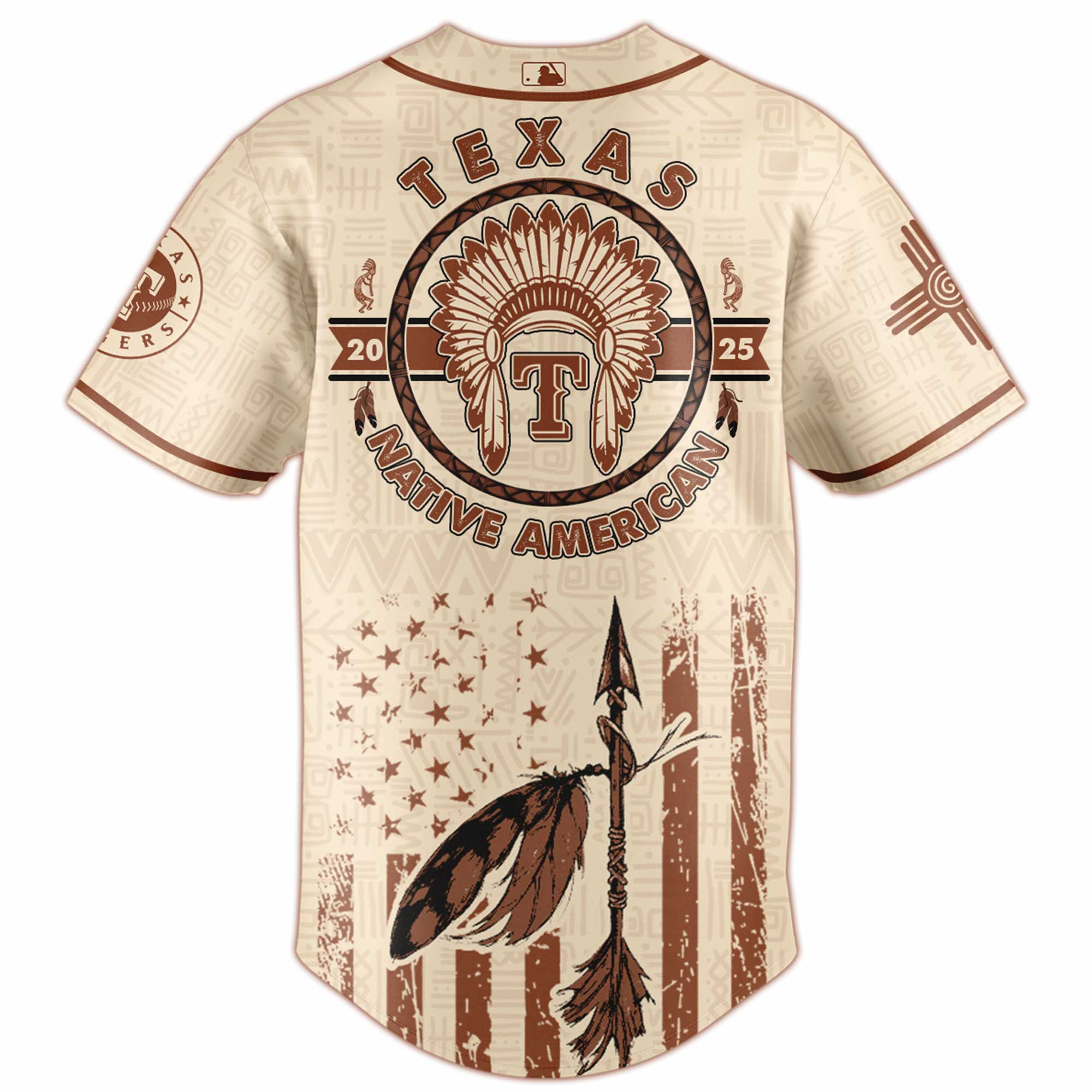 Texas Rangers MLB x Native American Heritage Month Jersey 2025 Texas Rangers MLB x Native American Heritage Month Jersey 2025