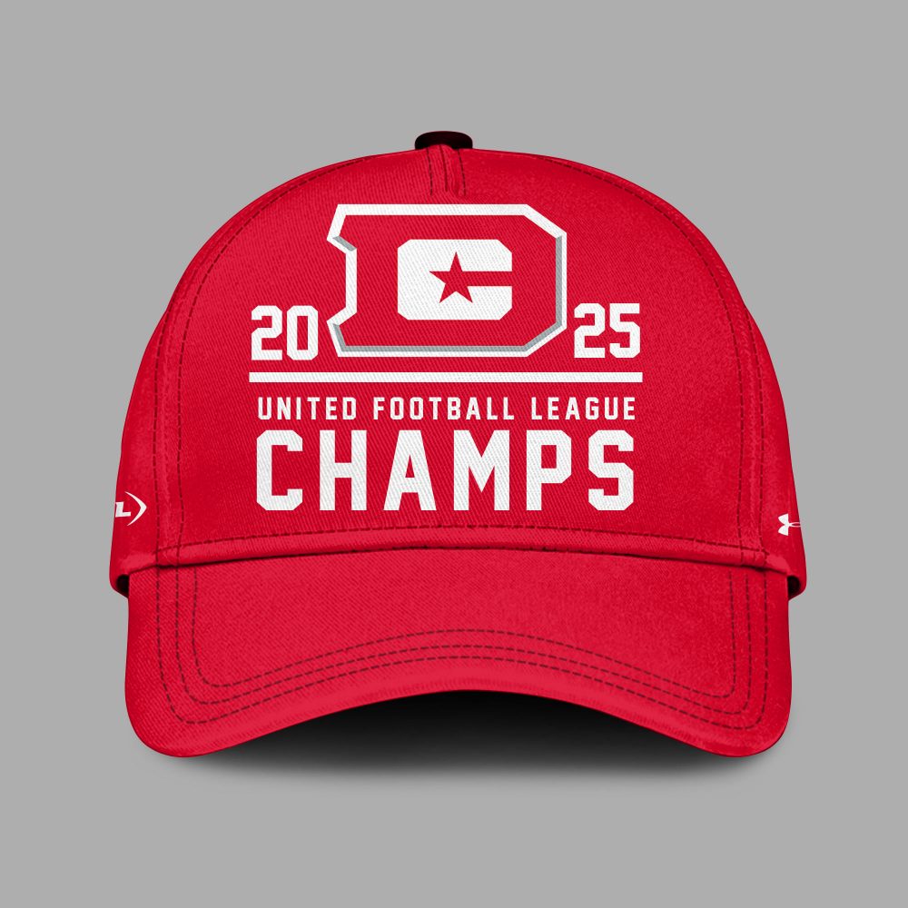 DC Defenders 2025 United Football League Champions Red Shirt
