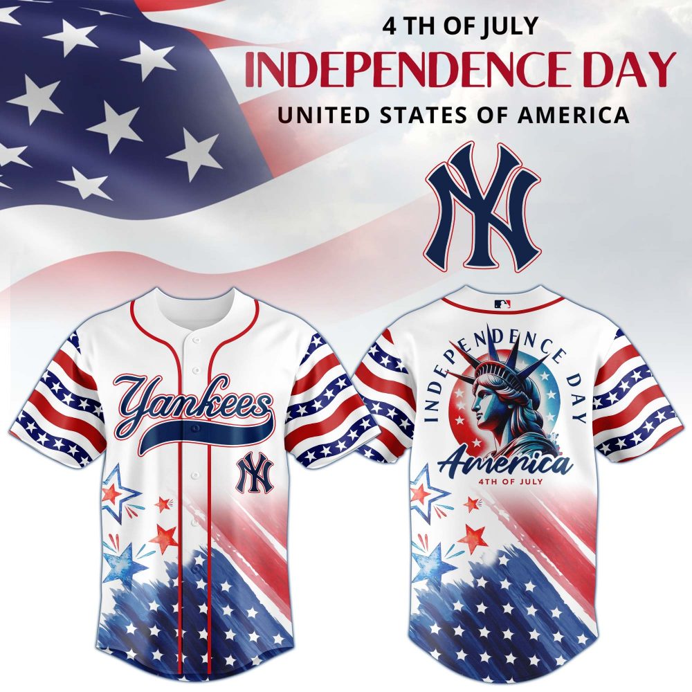 New York Yankees 2025 Independence Day Heritage Edition Baseball Jersey