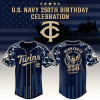Miami Marlins x US Navy 250th Birthday Edition 3D Baseball Jersey