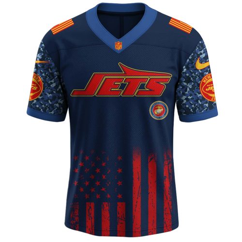 New York Jets NFL x U.S.M.C 250th Birthday Celebration Jersey