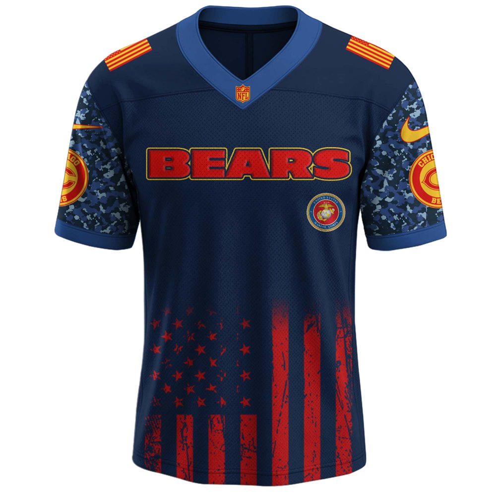 Chicago Bears NFL x U.S.M.C 250th Birthday Celebration Jersey