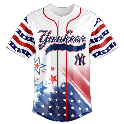 New York Yankees 2025 Independence Day Heritage Edition Baseball Jersey