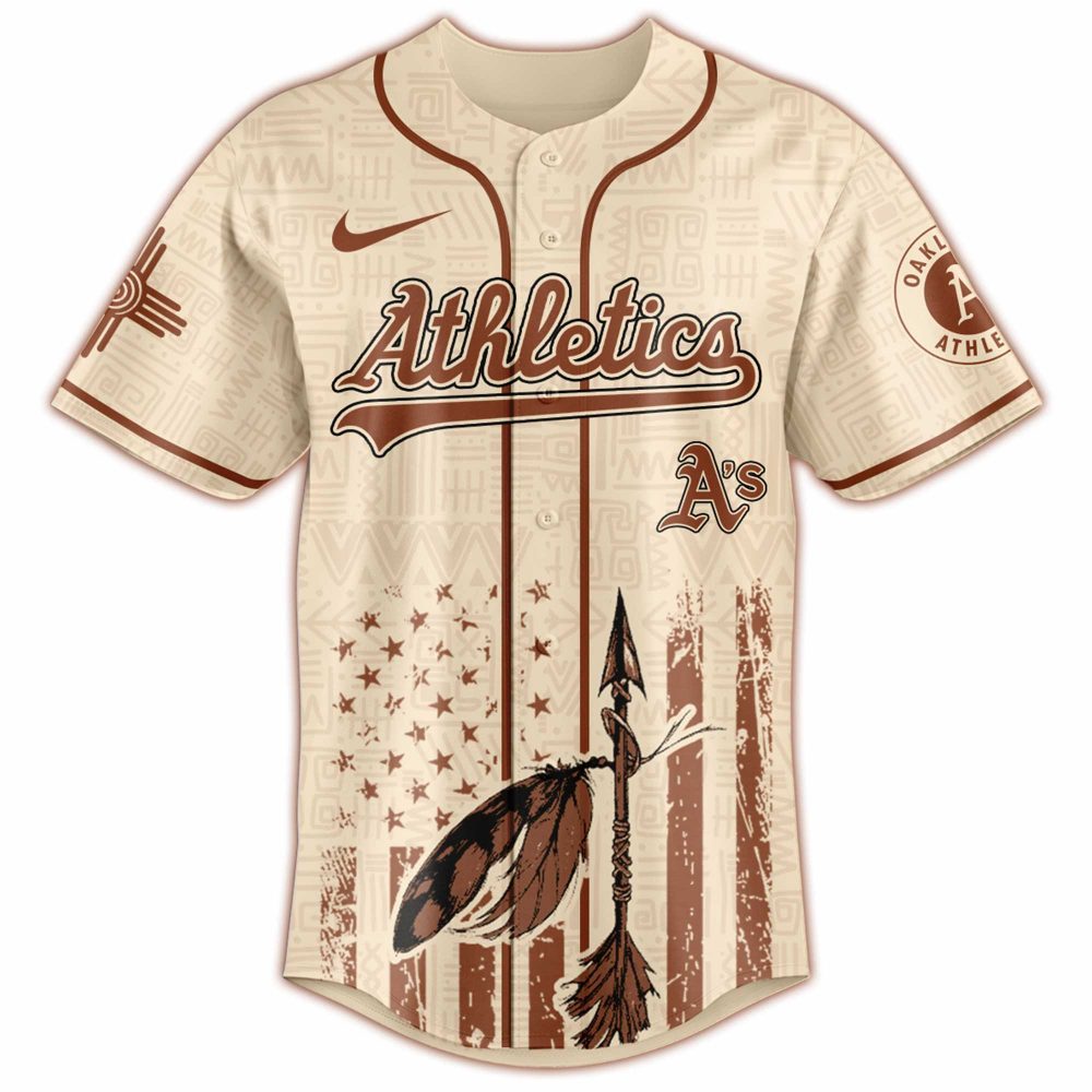 Oakland Athletics MLB x Native American Heritage Month Jersey 2025