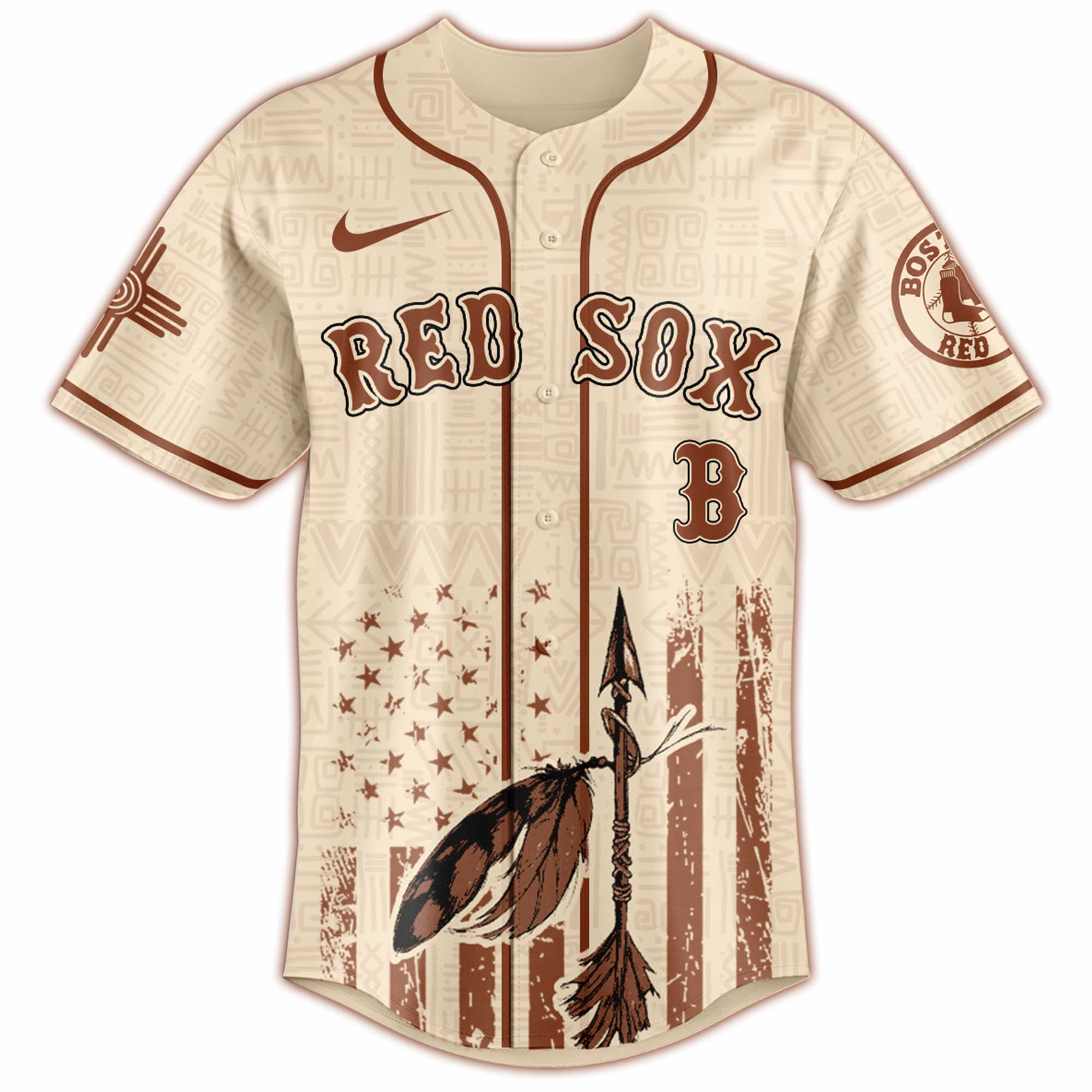 Boston Red Sox MLB x Native American Heritage Month Jersey 2025 Boston Red Sox MLB x Native American Heritage Month Jersey 2025