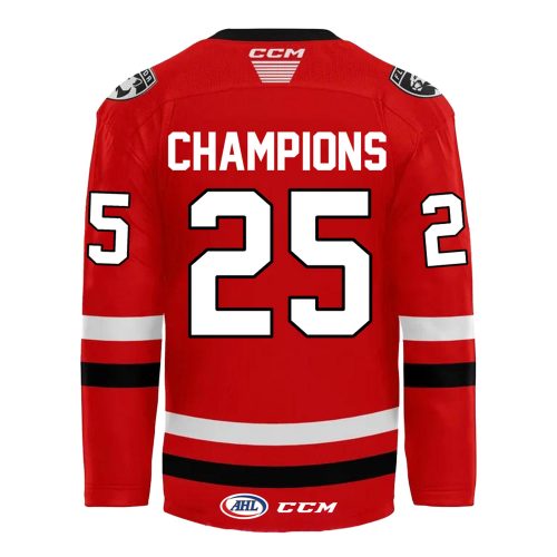 Charlotte Checkers Eastern Conference Champions 2025 Special Red Hockey Jersey