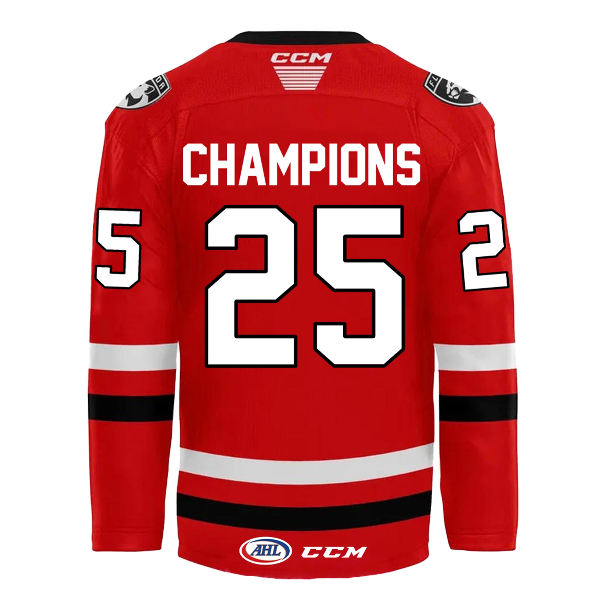 Charlotte Checkers Eastern Conference Champions 2025 Special Red Hockey Jersey Charlotte Checkers Eastern Conference Champions 2025 Special Red Hockey Jersey