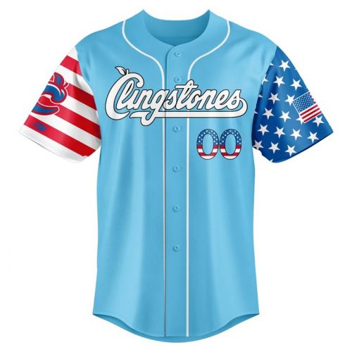 Columbus Clingstones x 4th of July Special Baseball Jersey