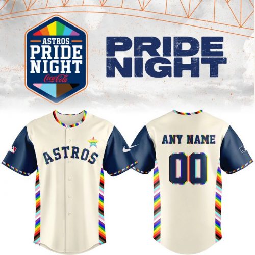 Houston Astros x Happy Pride Month 2025 Special Baseball Jersey