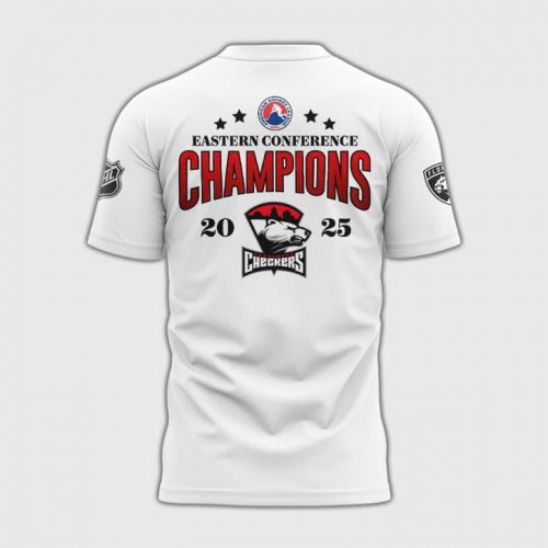 Charlotte Checkers Eastern Conference Champions 2025 Special White Tee