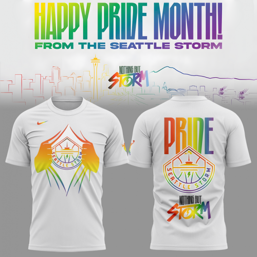 Seattle Storm Happy Pride Month 2025 Special Tee