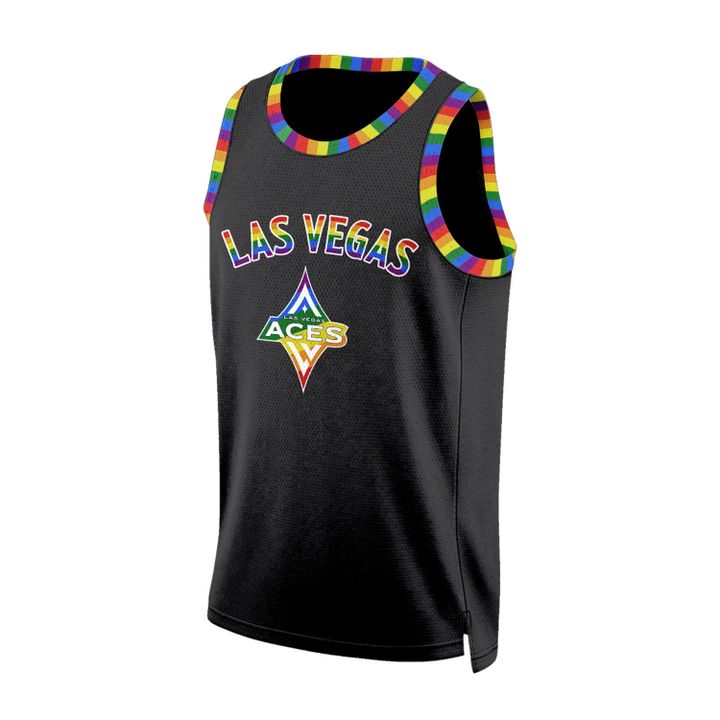 Las Vegas Aces Happy Pride Month Personalized Basketball Jersey Las Vegas Aces Happy Pride Month Personalized Basketball Jersey