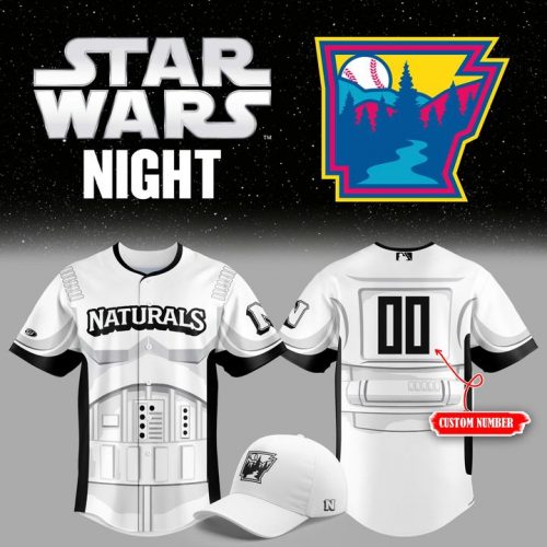 Northwest Arkansas Naturals x Star Wars Night Personalized Baseball Jersey
