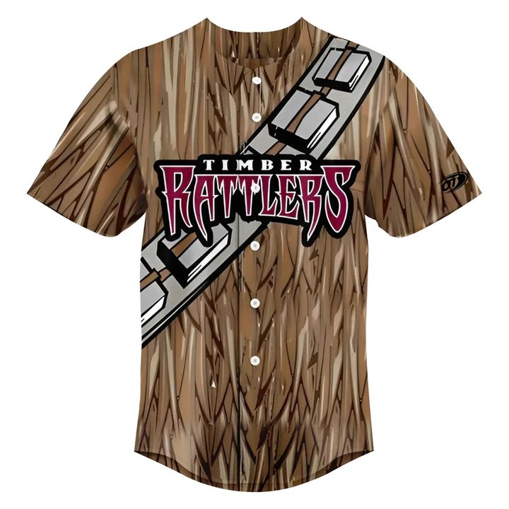 Wisconsin Timber Rattlers x Star Wars Night 2025 Custom Baseball Jersey Wisconsin Timber Rattlers x Star Wars Night 2025 Custom Baseball Jersey