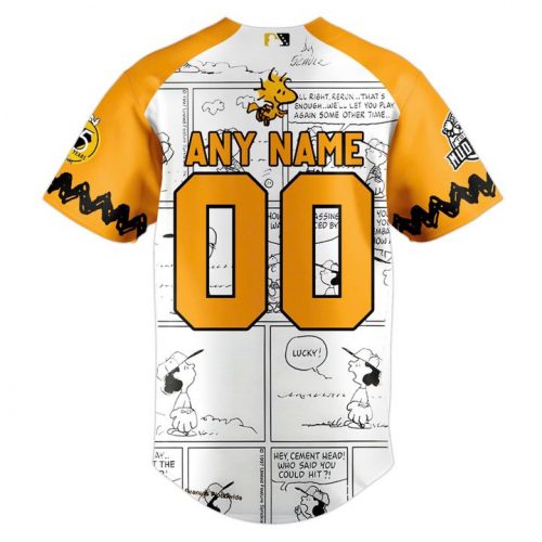 Toledo Mud Hens x Peanuts Night Special Baseball Jersey