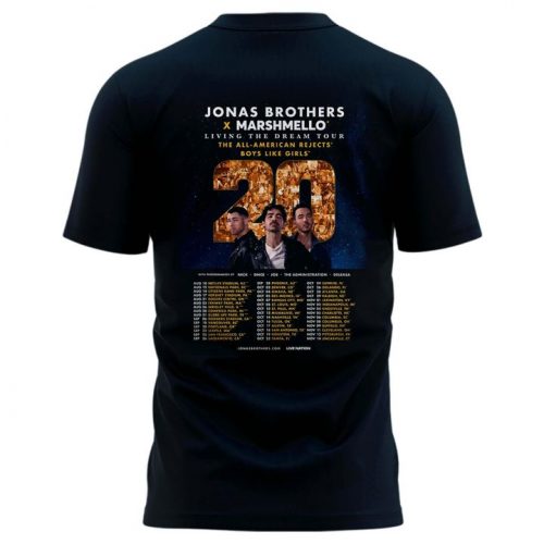 Philadelphia Phillies x Jonas Brothers JONAS20 “Living The Dream Tour” Special Tee