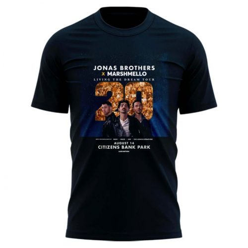 Philadelphia Phillies x Jonas Brothers JONAS20 “Living The Dream Tour” Special Tee