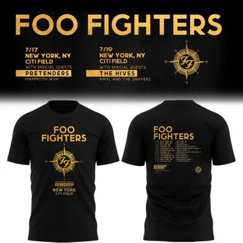 New York Mets x Foo Fighters Tour 2025 Shirt