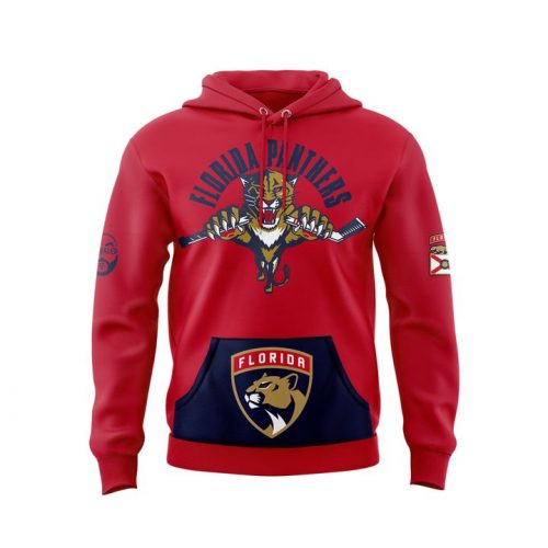 Florida Panthers x DJ KHALED Special Red Hoodie