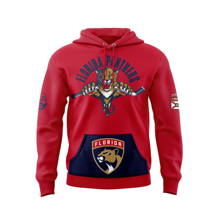 Florida Panthers x DJ KHALED Special Red Hoodie Florida Panthers x DJ KHALED Special Red Hoodie