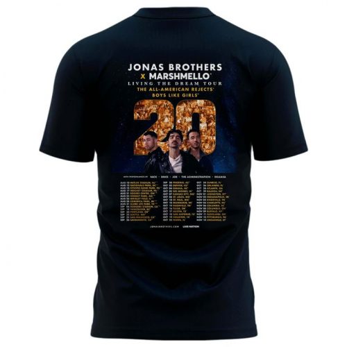 Boston Red Sox x Jonas Brothers JONAS20 “Living The Dream Tour” Special Tee