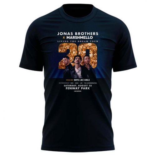 Boston Red Sox x Jonas Brothers JONAS20 “Living The Dream Tour” Special Tee