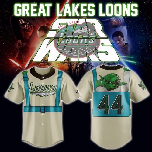 Great Lakes Loons Game Worn Star Wars Baseball Jersey