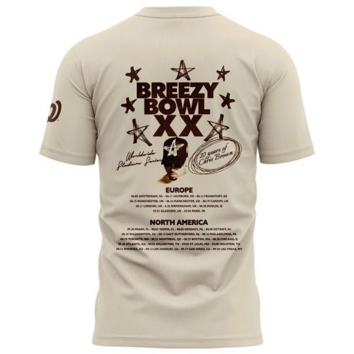 Washington Nationals x Chris Brown Breezy Bowl XX Special Shirt