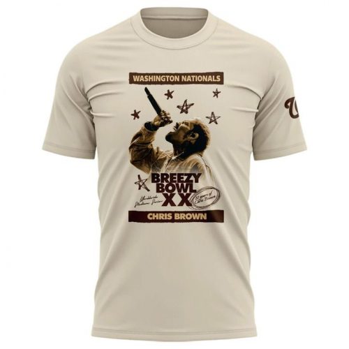Washington Nationals x Chris Brown Breezy Bowl XX Special Shirt